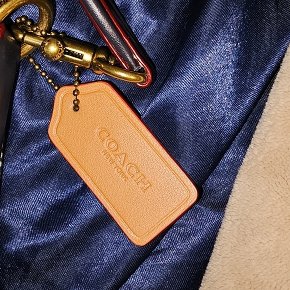 Coach Denim Blue Signature Crossbody Bag - Picture 2 of 4